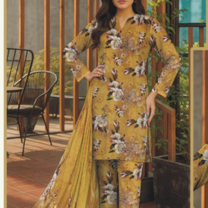 Golden Bloom Printed Doria
