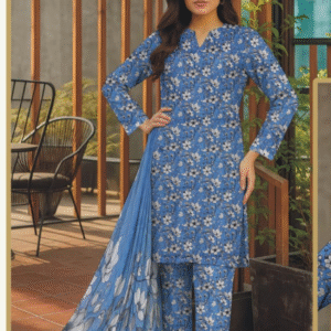 Blue Blossom Printed Doria