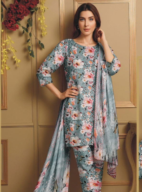 Floral Charm Printed Doria